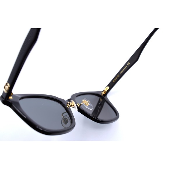 GUCCI GG1000SK 003 BLACK DARK GREY AUTHENTIC SUNGLASSES - Picture 10 of 11